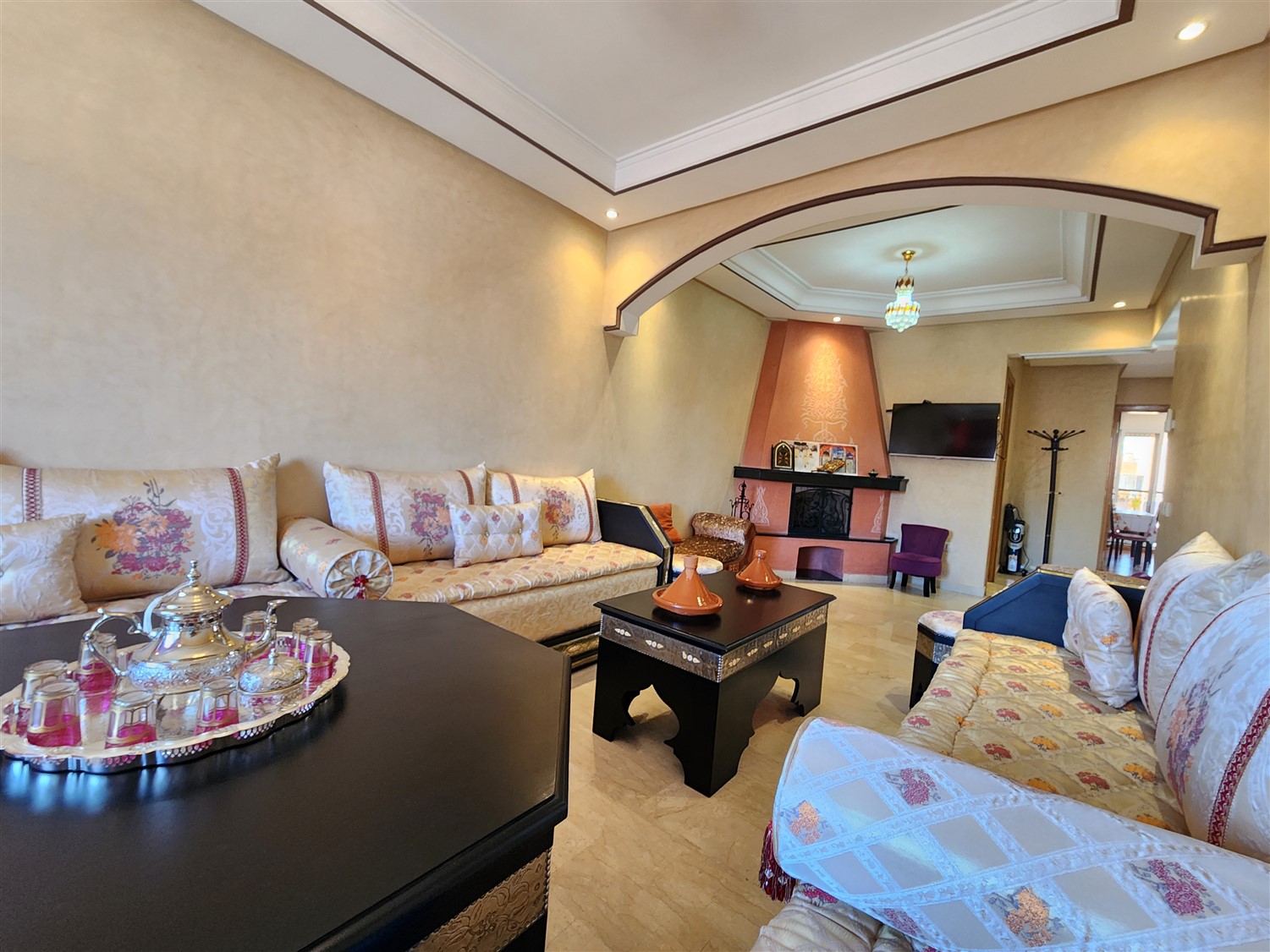 Appartement Penthouse à Vendre Hivernage Marrakech – 2 Chambres 87m², Balcon Plein Sud (AP35) – photo 3