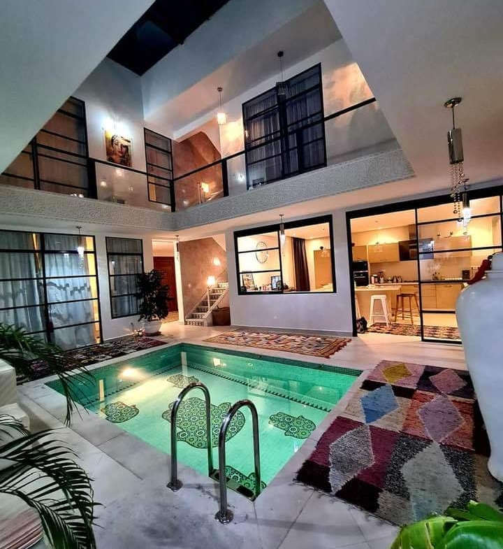 Riad luxe contemporain à vendre Sidi Mimoune Médina Marrakech - façade