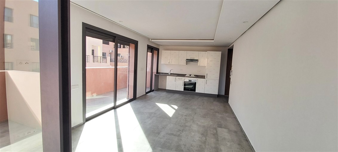 Appartement Neuf Luxe à Vendre Guéliz Marrakech – 1 Chambre 76m², Terrasse 27m², Près Plaza (AP20) – photo 4