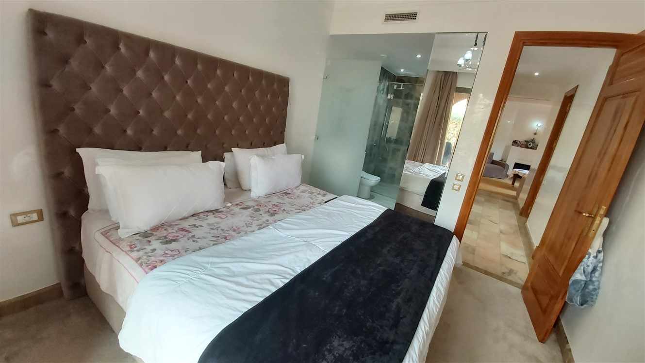 Appartement à Vendre Palmeraie Marrakech – Rez de Jardin, 2 Chambres 103m², Jardin 100m² & Piscine (AP23) – photo 14
