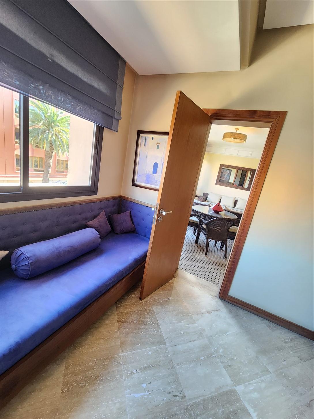 Appartement Luxueux à Vendre Hivernage Marrakech – 2 Chambres 147m², Terrasse 21m², Traversant (AP34) – photo 14