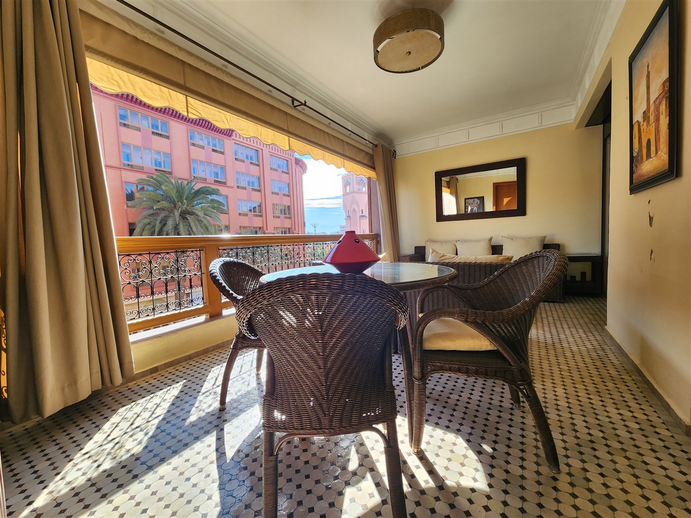 Appartement Luxueux à Vendre Hivernage Marrakech – 2 Chambres 147m², Terrasse 21m², Traversant (AP34) – photo 2