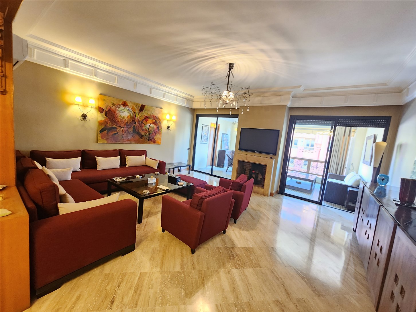 Appartement Luxueux à Vendre Hivernage Marrakech – 2 Chambres 147m², Terrasse 21m², Traversant (AP34) – photo 8