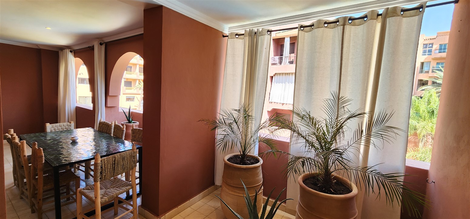 Appartement Luxe à Vendre Semlalia Marrakech – 2 Chambres 119m², Piscine, Vue Verdure & Design (AP36) – photo 2