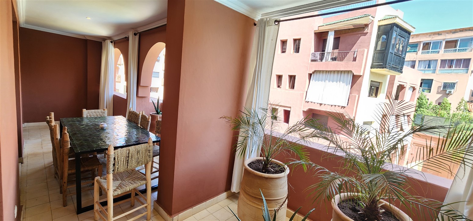 Appartement Luxe à Vendre Semlalia Marrakech – 2 Chambres 119m², Piscine, Vue Verdure & Design (AP36) – photo 4