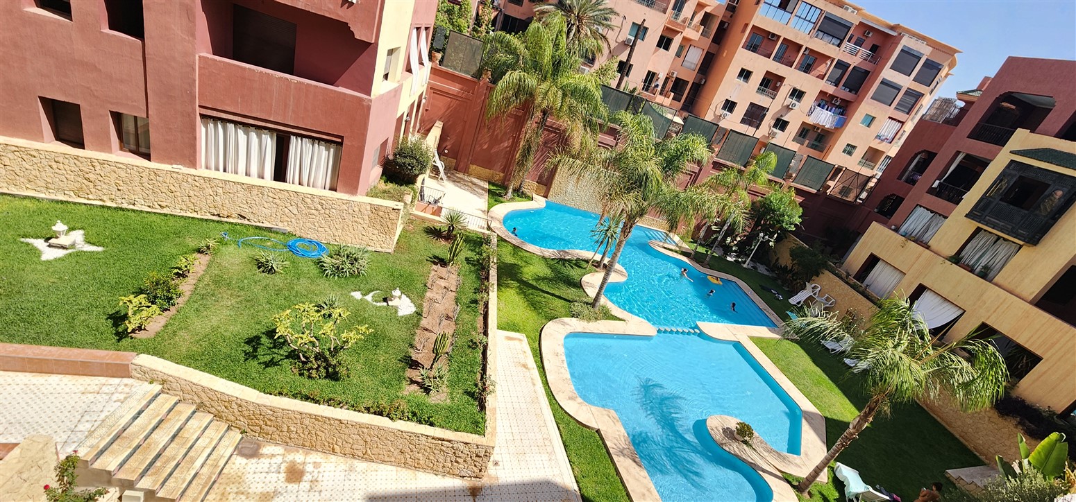 Appartement Luxe à Vendre Semlalia Marrakech – 2 Chambres 119m², Piscine, Vue Verdure & Design (AP36) – photo 6