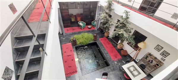 Riad Luxe Maison d’Hôtes à Vendre Dar El Bacha Marrakech – 6 Suites, Bildi Chic (RY17)