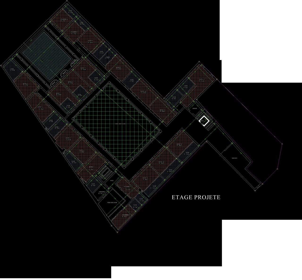 Palais 19ème Siècle à Rénover Bab Ghmat Médina Marrakech – 1377m², Boutique Hôtel 24 Suites (RY843) – photo 18
