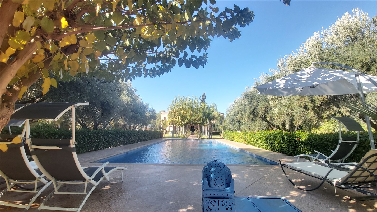 Palais Villa à Vendre Route de Fès Marrakech – 6 Chambres, 500m², Terrain 1 Ha, Piscine (VFE5) – photo 2