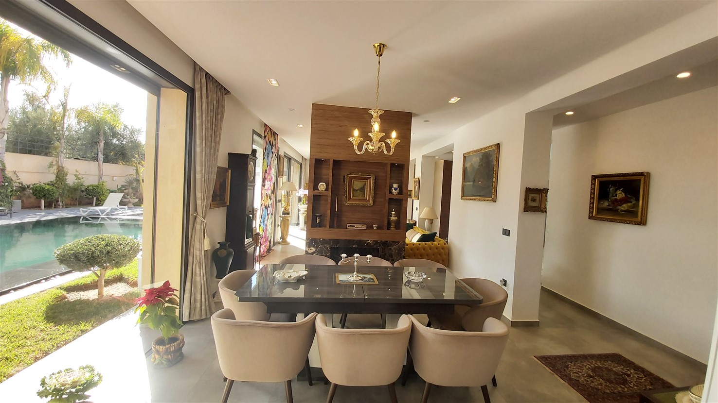 Villa luxe Route de Fès Marrakech – 650m², 5 suites, design contemporain (VFE6) – photo 26
