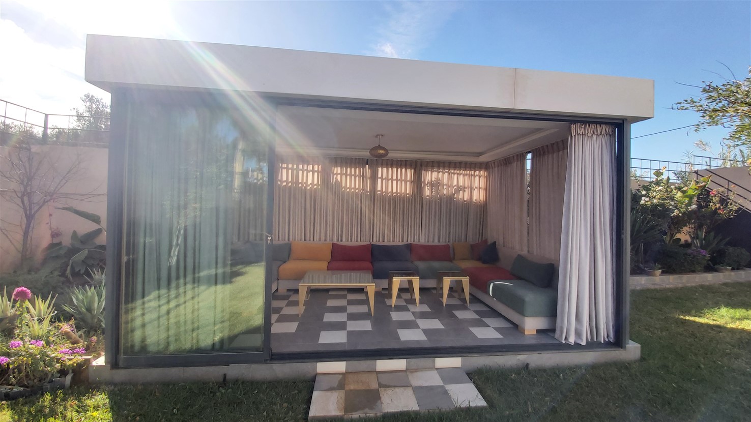 Villa luxe Route de Fès Marrakech – 650m², 5 suites, design contemporain (VFE6) – photo 6