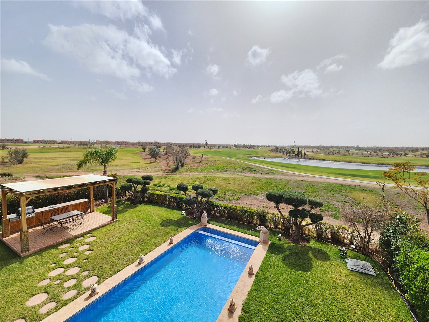Villa luxe 1ère ligne golf Jardins de l’Atlas Route Ourika Marrakech | VOU5
